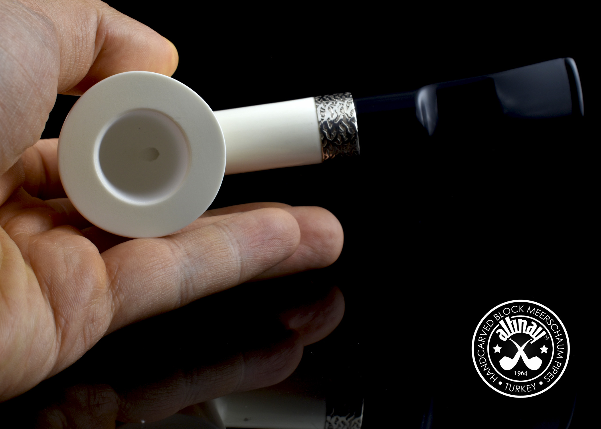 altinay-classic-cherrywood-meerschaumpfeife-silberring image 5