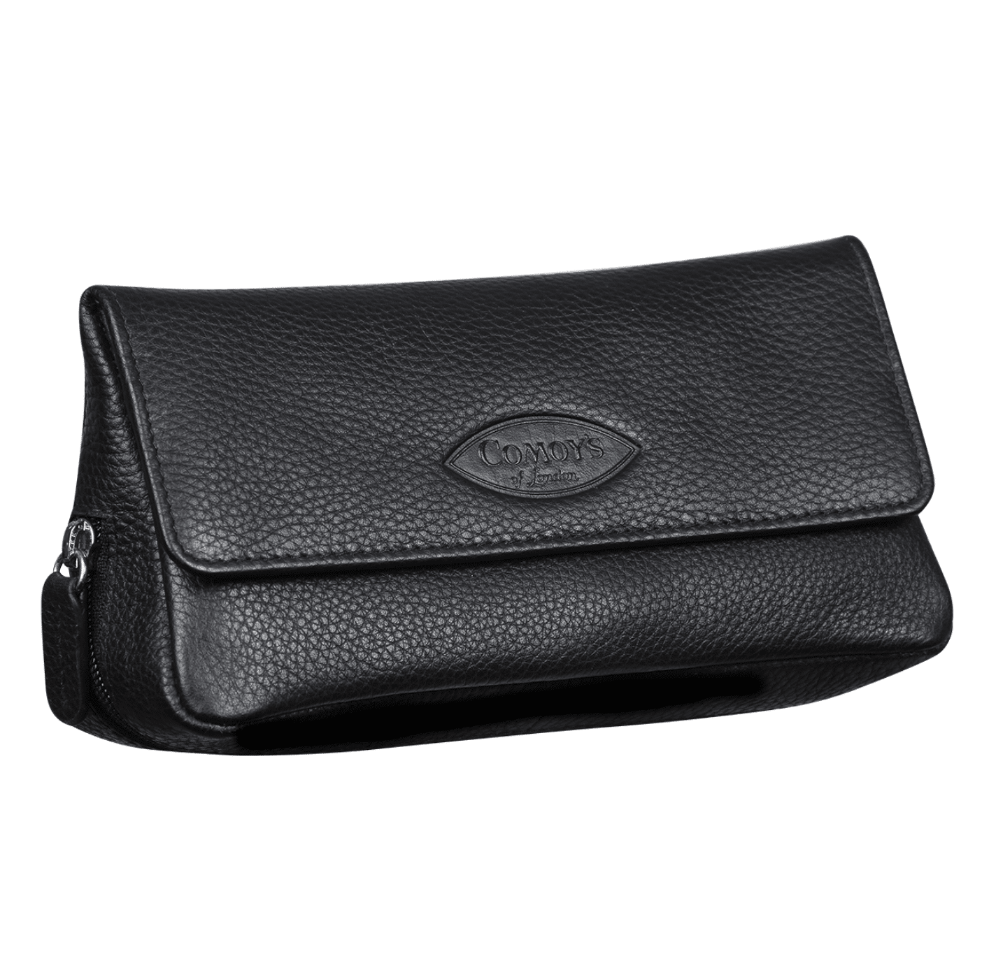 comoy-s-tabakbeutel-leder-schwarz-1-pfeife-pouch-combo image 3