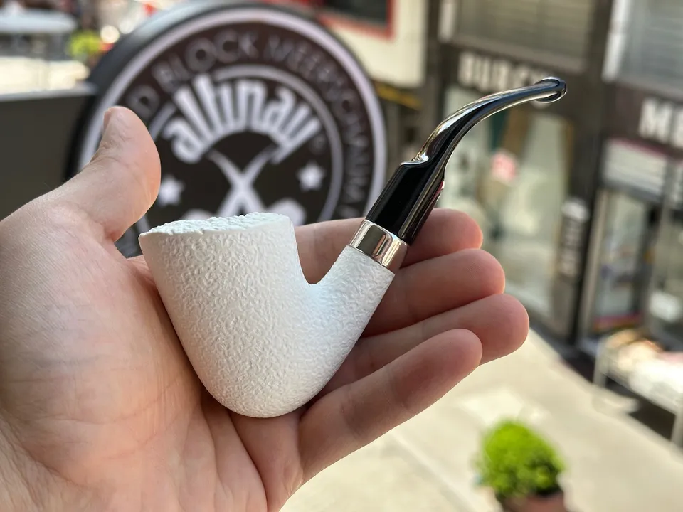altinay-classic-dublin-meerschaumpfeife-mit-silberring-glatt image 1