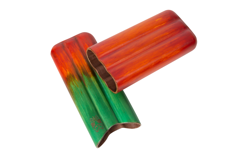 casdagli-cigar-holders-orange-zigarrenetui-leder-1er image 1