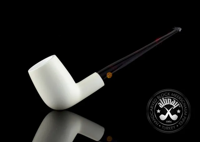 altinay-classic-meerschaumpfeife-billiard-glatt-natur-6 image 1
