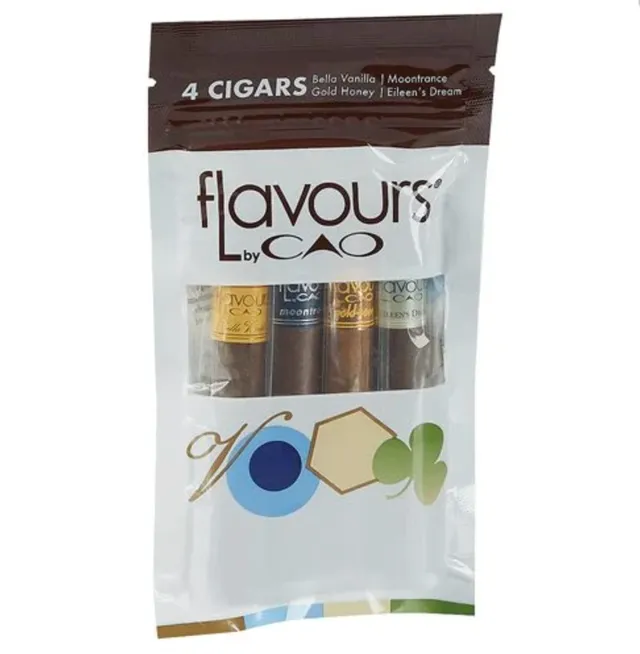 cao-flavours-sampler-zigarren-4er-honig-vanille-mild image 1