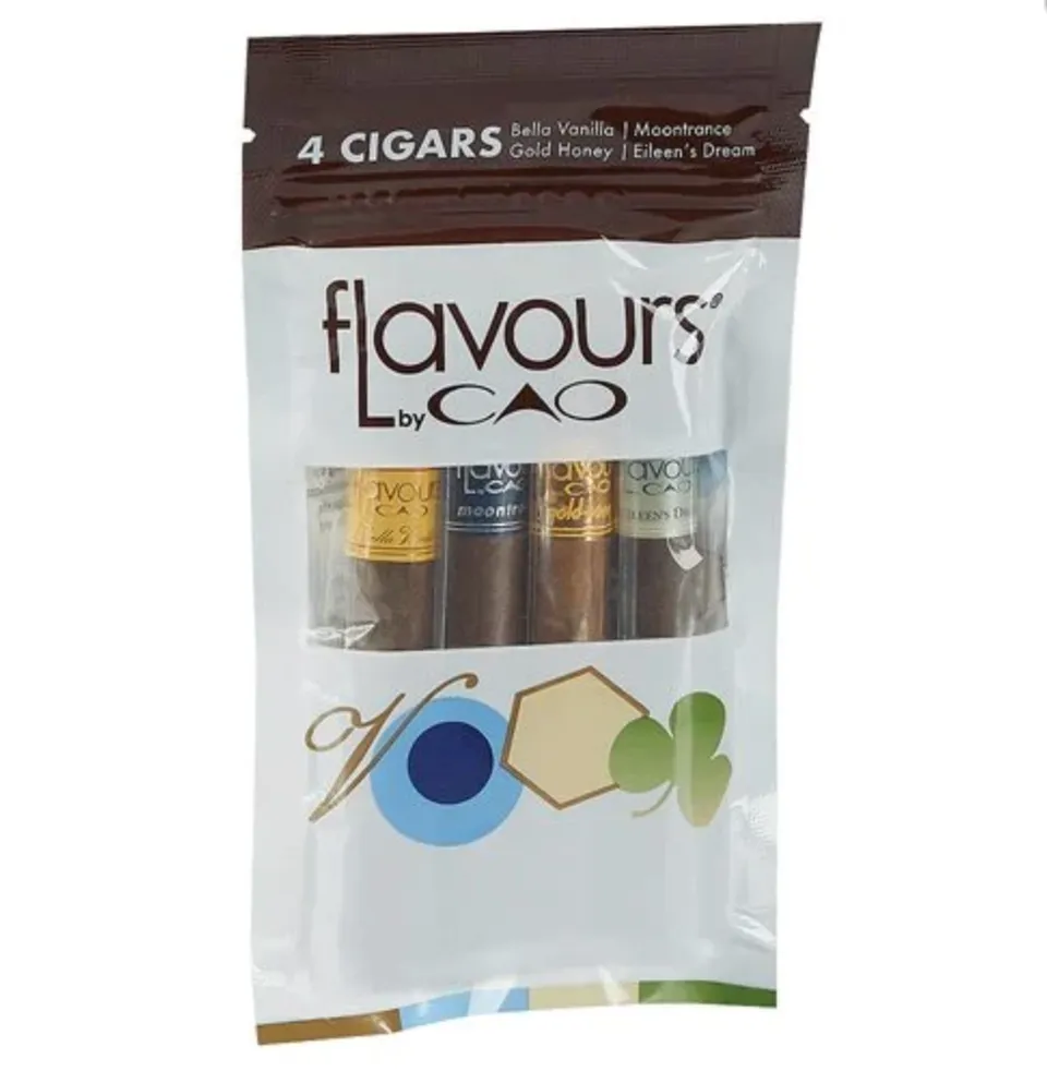 cao-flavours-sampler-zigarren-4er-honig-vanille-mild image 1