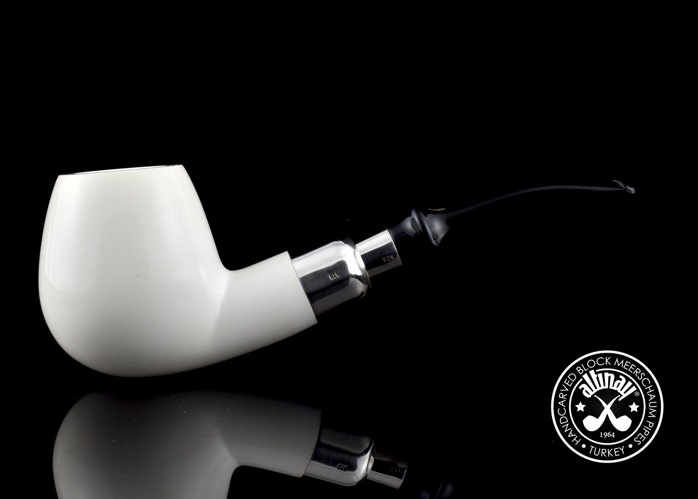 altinay-spigot-brandy-meerschaumpfeife-silberring image 3