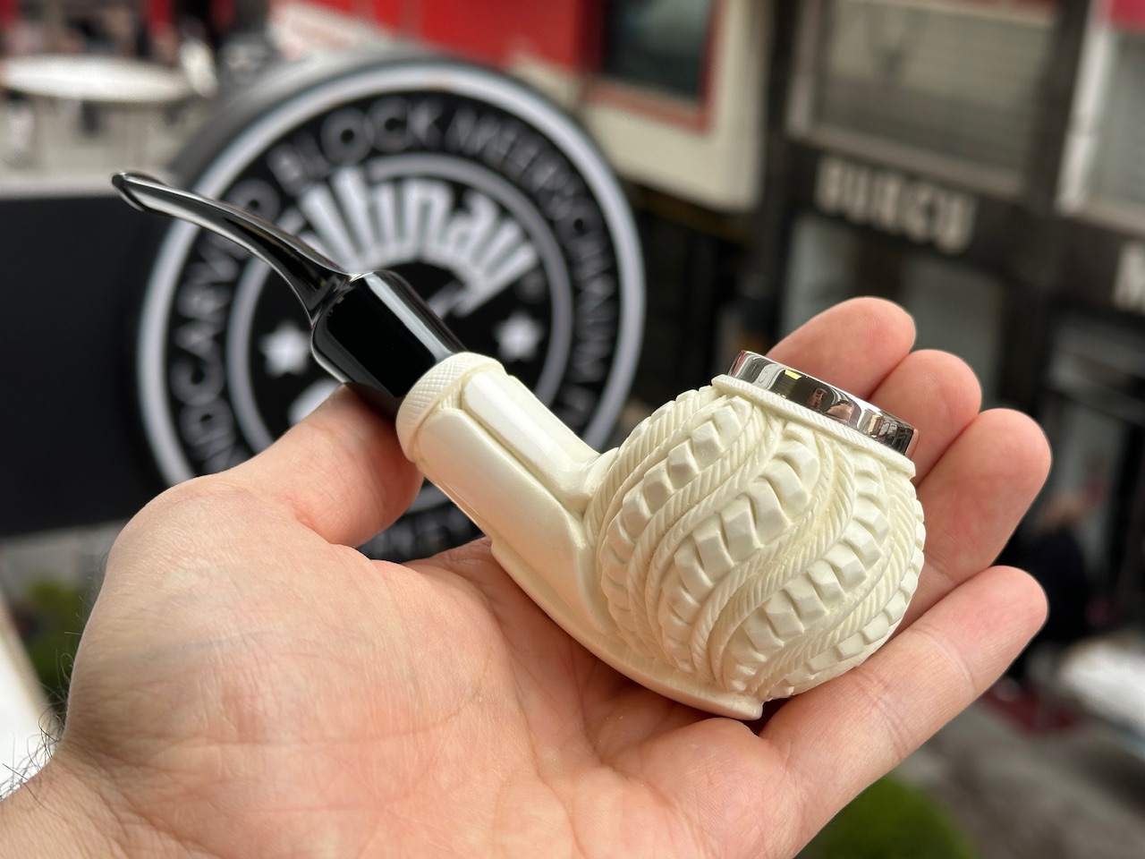 altinay-classic-ottoman-orb-meerschaumpfeife-silber image 4