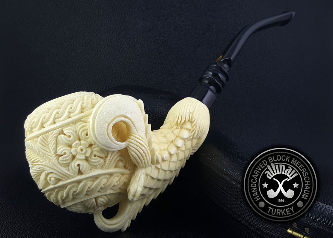 altinay-eagle-s-claw-meerschaumpfeife-adlerklaue-geschnitzt image 3