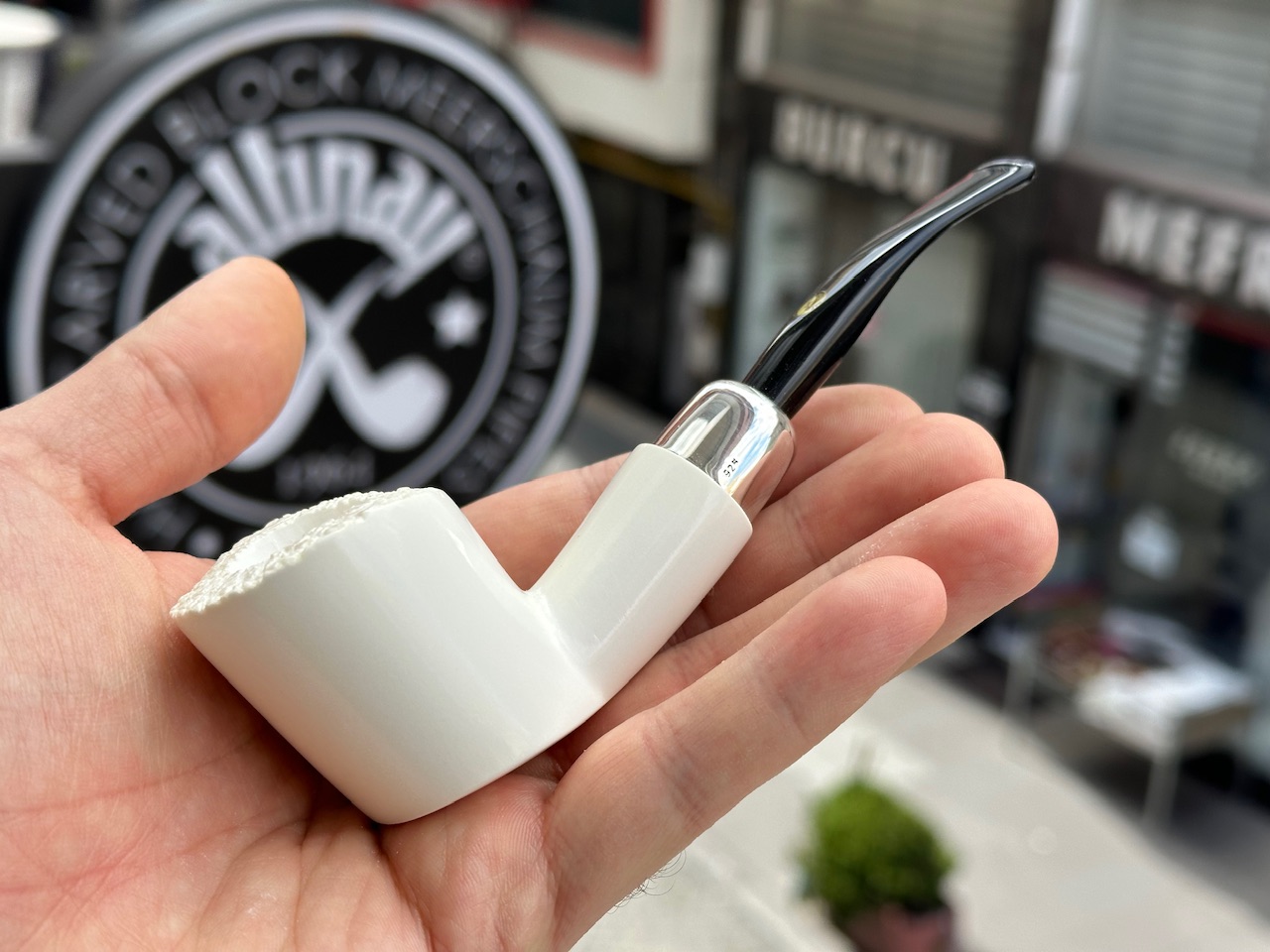 altinay-spigot-army-dublin-silver-meerschaumpfeife image 7