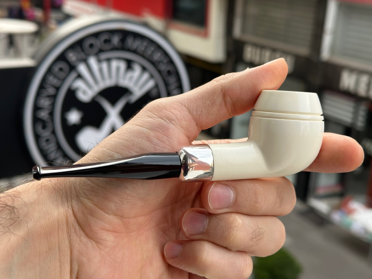 altinay-spigot-rhodesian-silber-army-meerschaumpfeife image 7
