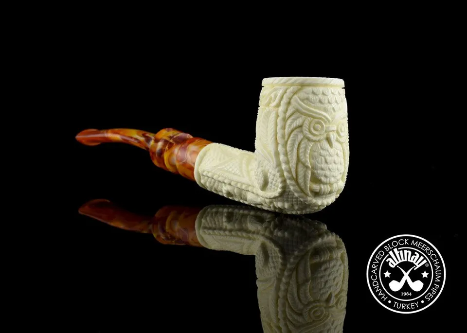 altinay-classic-eule-29782-meerschaumpfeife-relief image 1