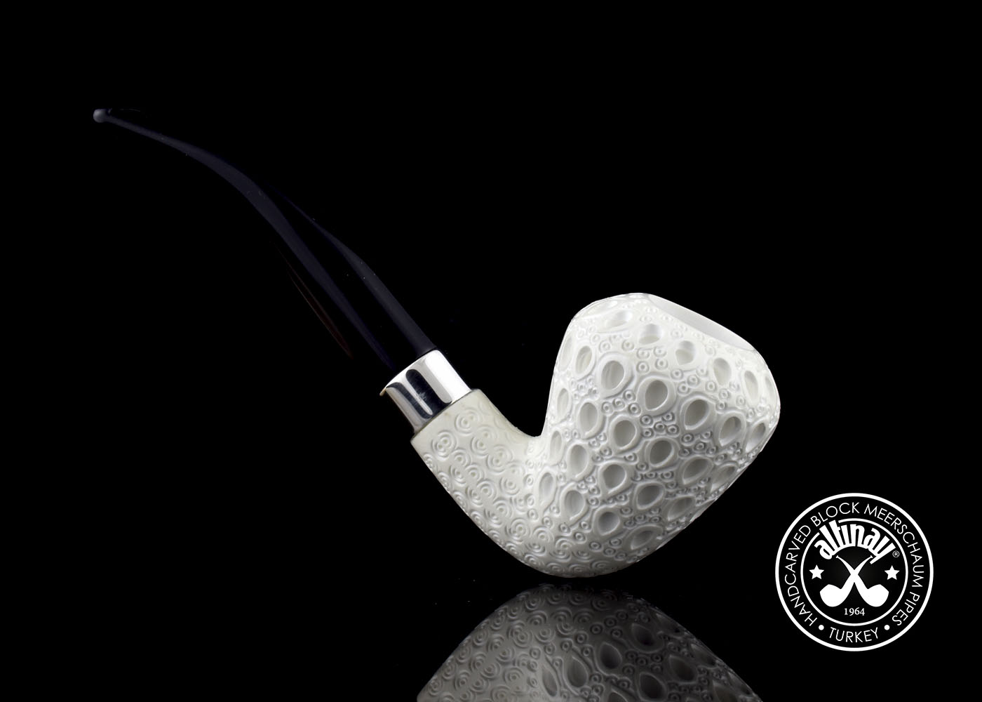 altinay-classic-pear-meerschaumpfeife-silberring-birne image 1