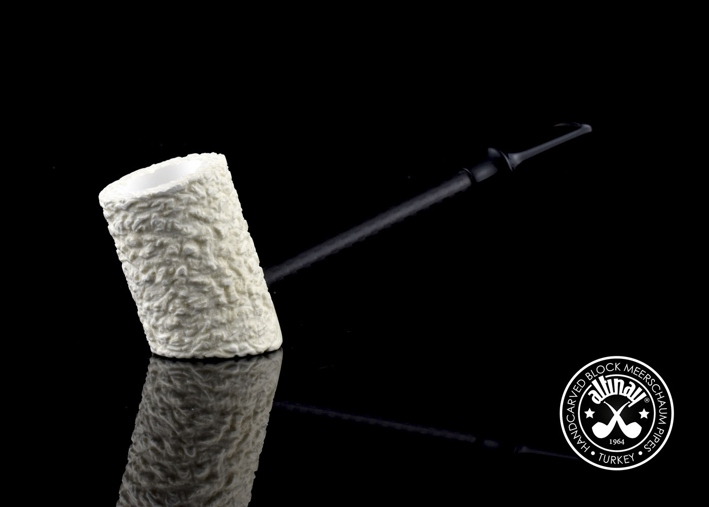altinay-carbon-fiber-poker-meerschaumpfeife-mit-ring image 1
