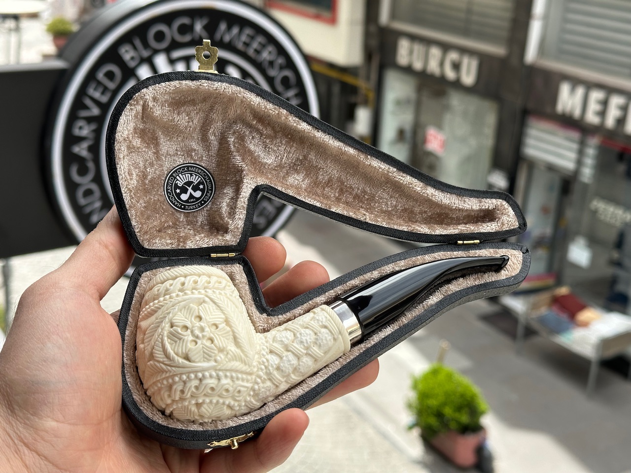 altinay-classic-xl-brandy-meerschaumpfeife-silberband image 8