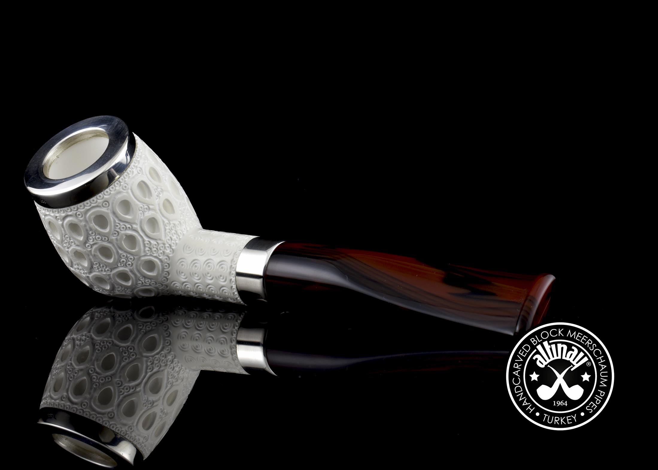 altinay-classic-apple-meerschaumpfeife-mit-silberband image 7