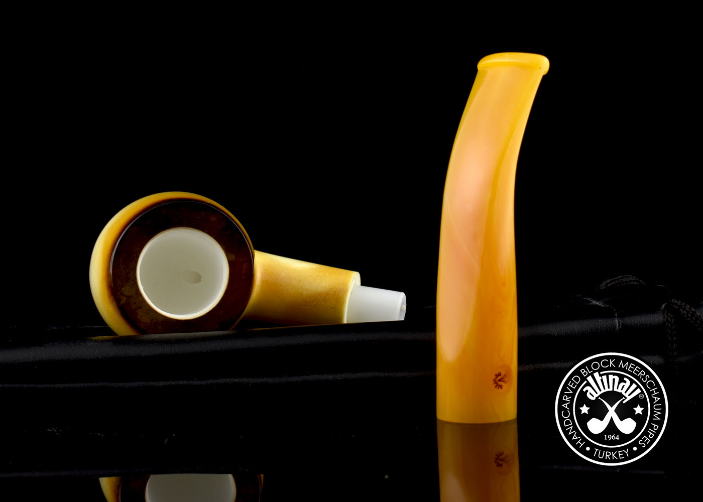 altinay-lee-van-cleef-bent-billiard-meerschaumpfeife image 6