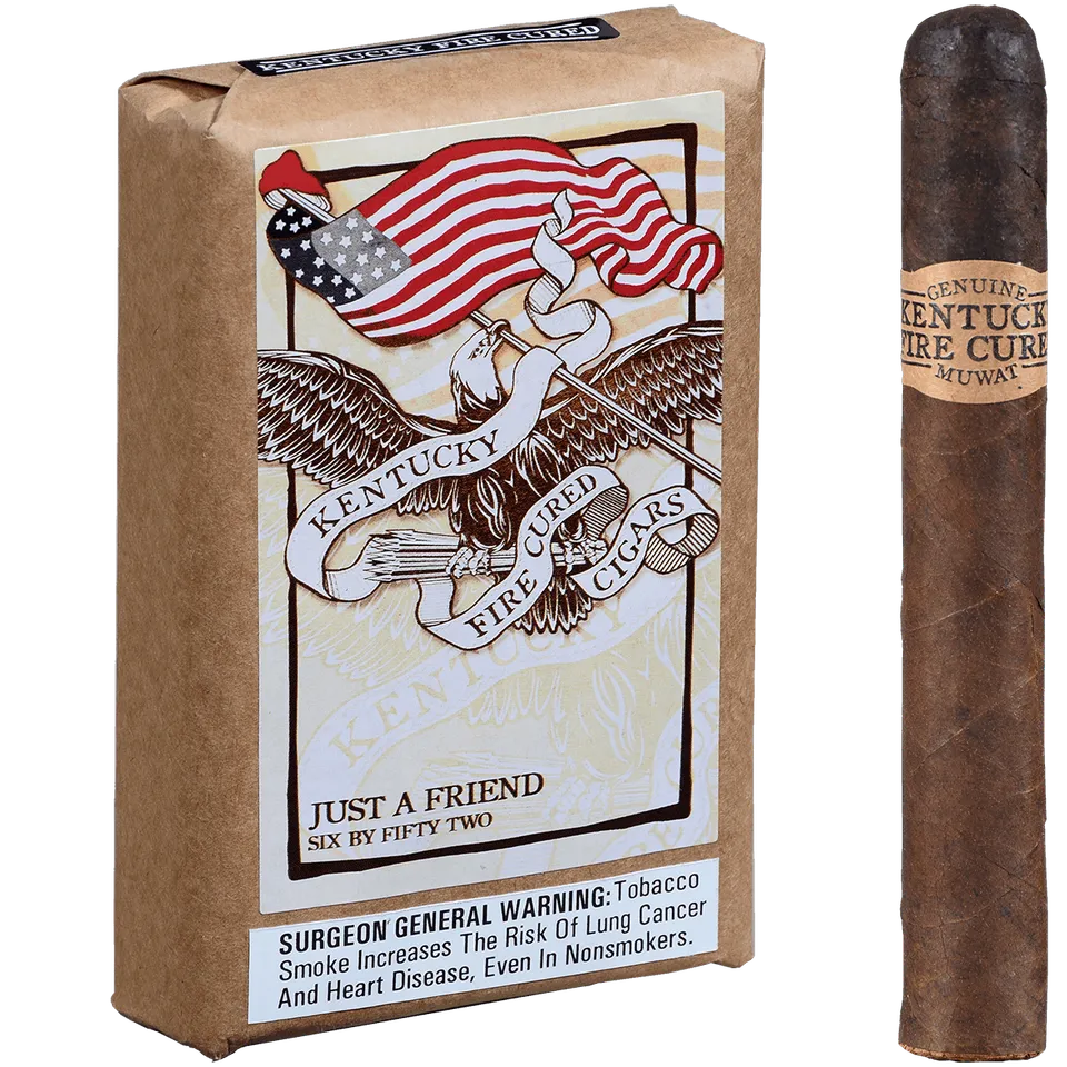 kentucky-fire-cured-just-a-friend-zigarre-toro-6x52-10er image 1