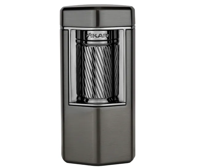 xikar-meridian-triple-softflame-zigarrenfeuerzeug-gunmetal image 1