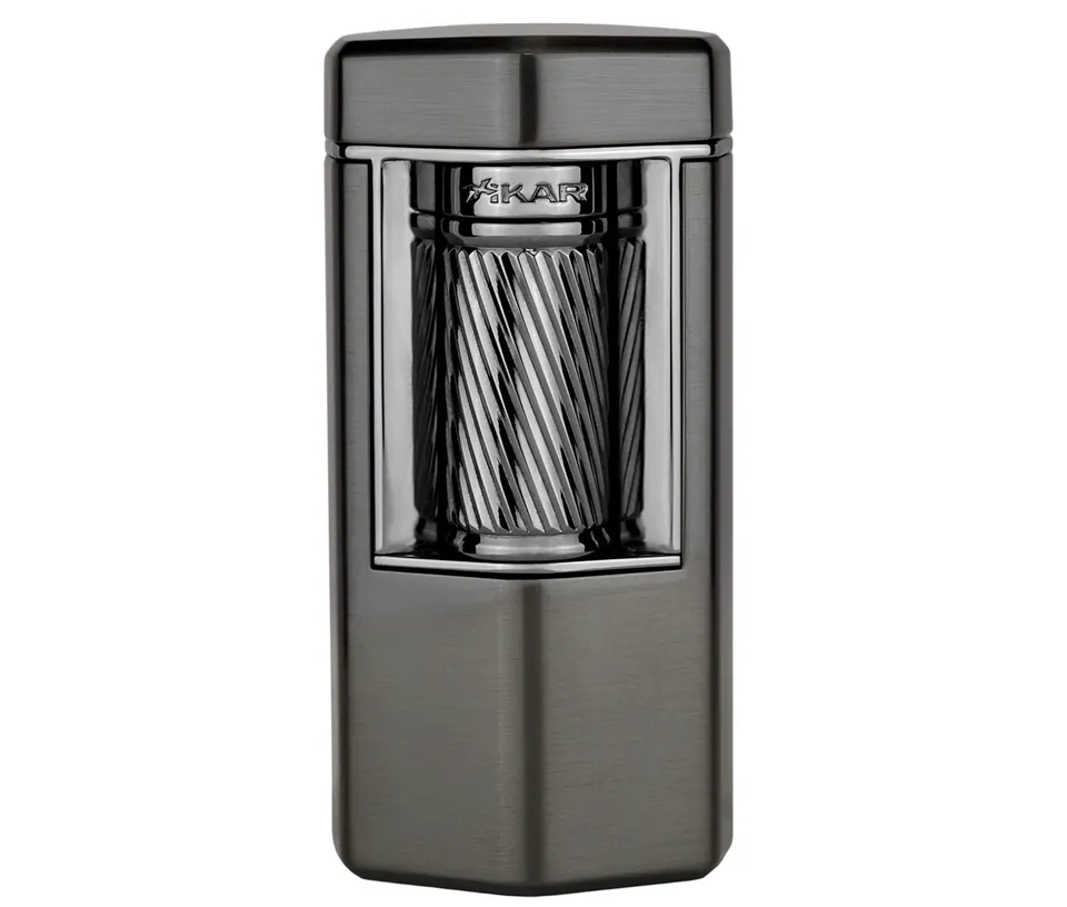 xikar-meridian-triple-softflame-zigarrenfeuerzeug-gunmetal image 1