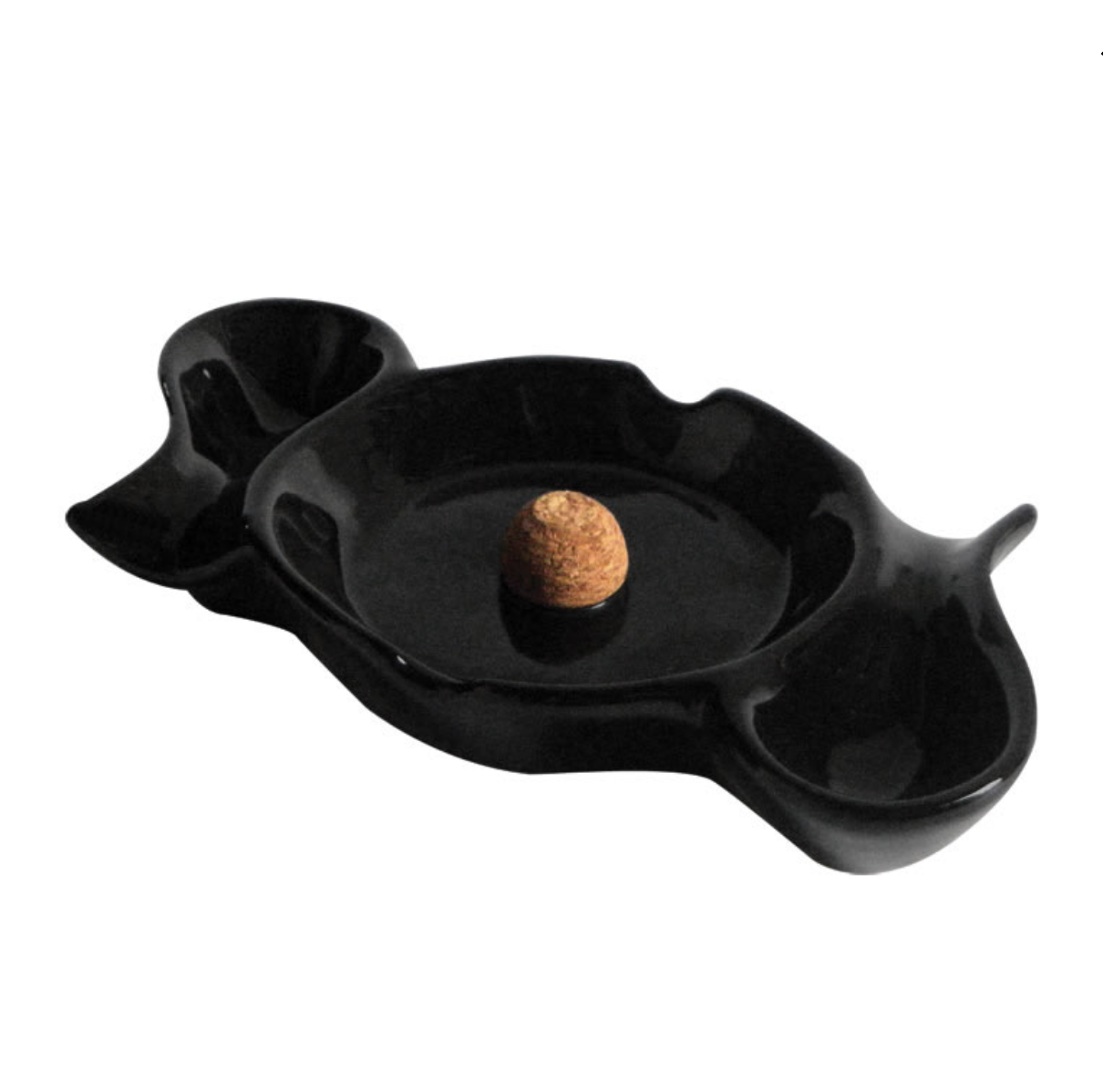 boswell-p902-aschenbecher-keramik-2-pfeifen-schwarz image 1