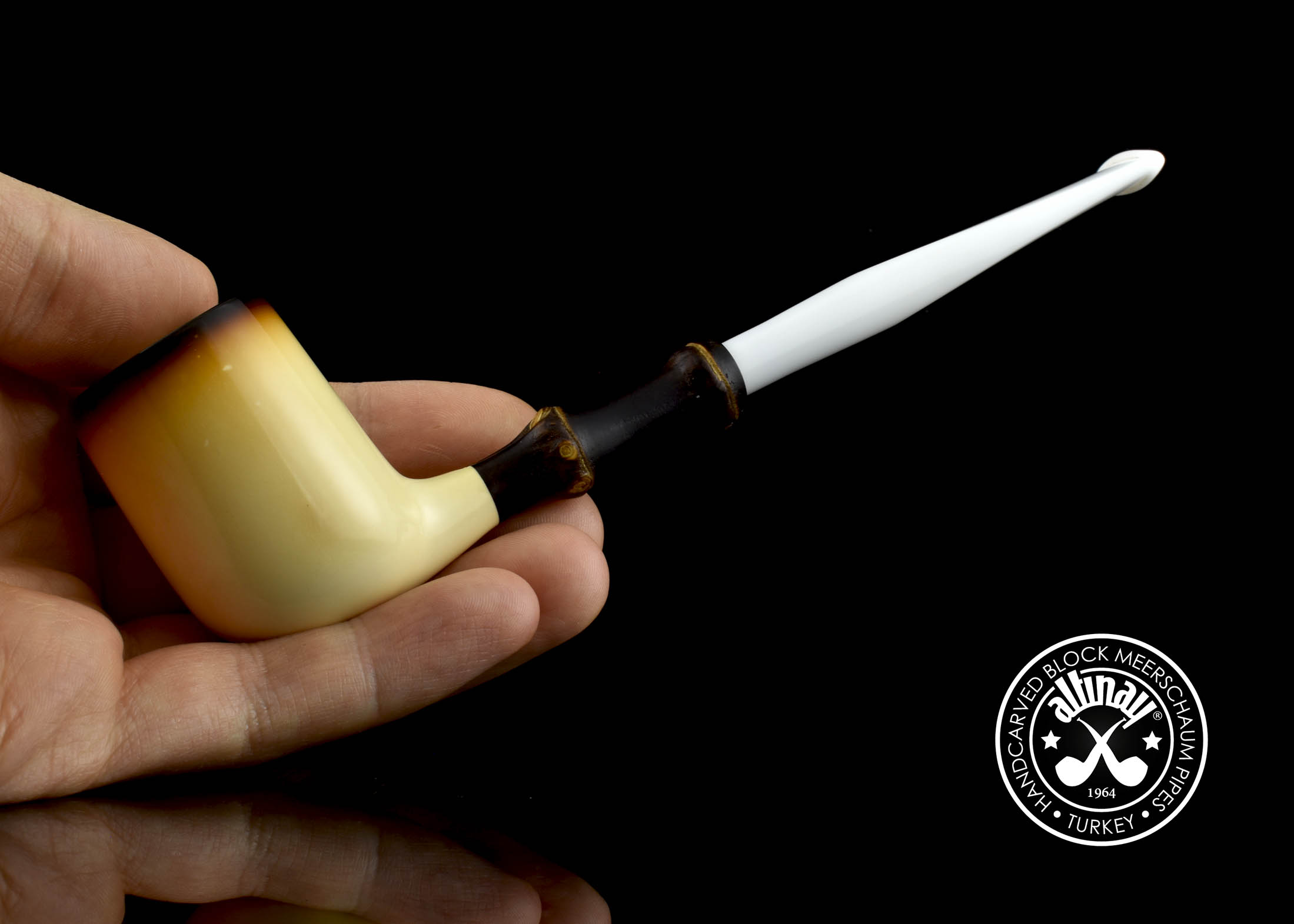 altinay-bamboo-black-billiard-52272-meerschaumpfeife image 5