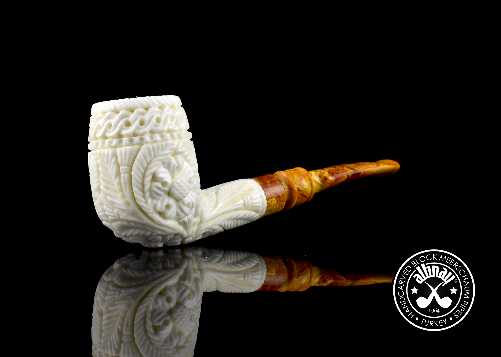 altinay-classic-billiard-meerschaumpfeife-glatt-natur-22 image 1