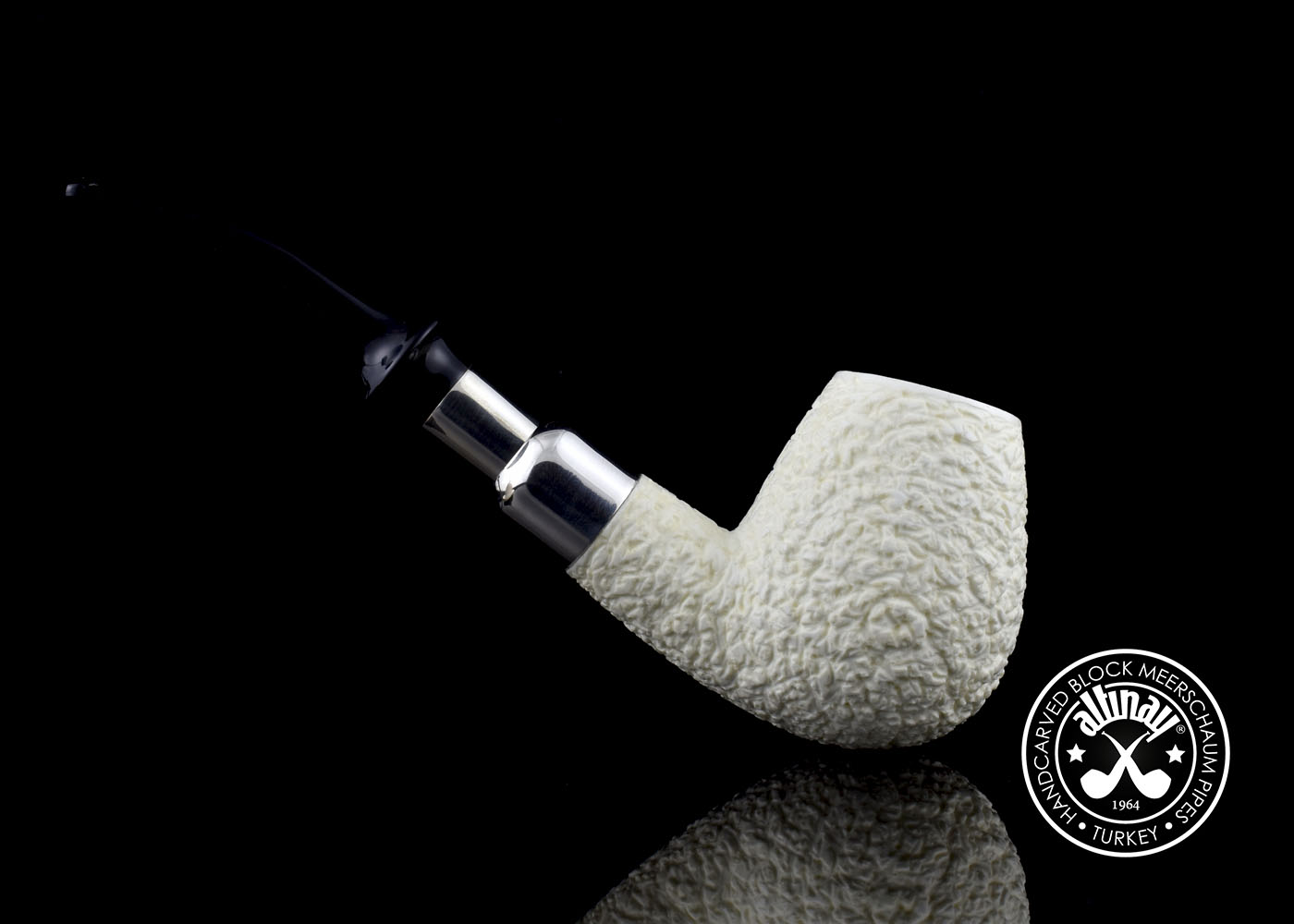 altinay-spigot-billiard-meerschaumpfeife-silber-spigot-7 image 3