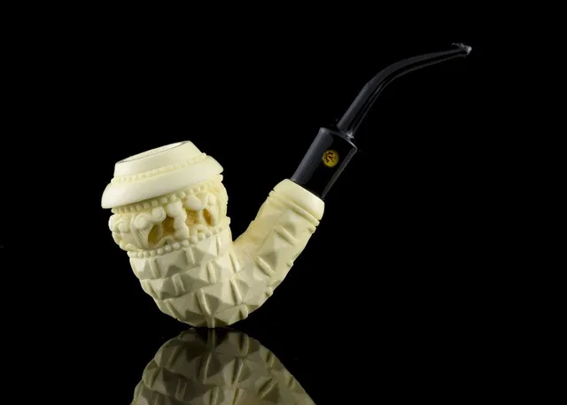 altinay-topkap-calabash-meerschaumpfeife-tabakpfeife-gebogen-gro image 1