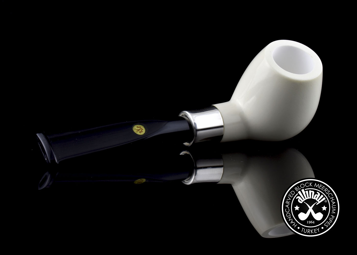 altinay-apple-silber-army-meerschaumpfeife-apfelform image 6