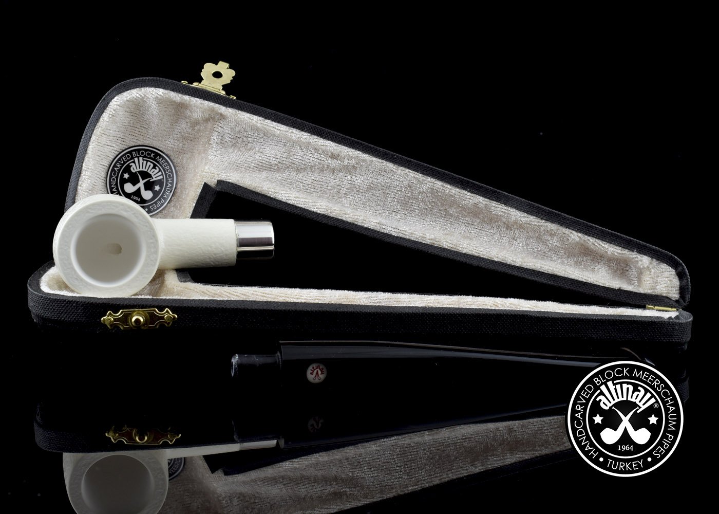 altinay-classic-bing-billiard-meerschaumpfeife-silberring image 6