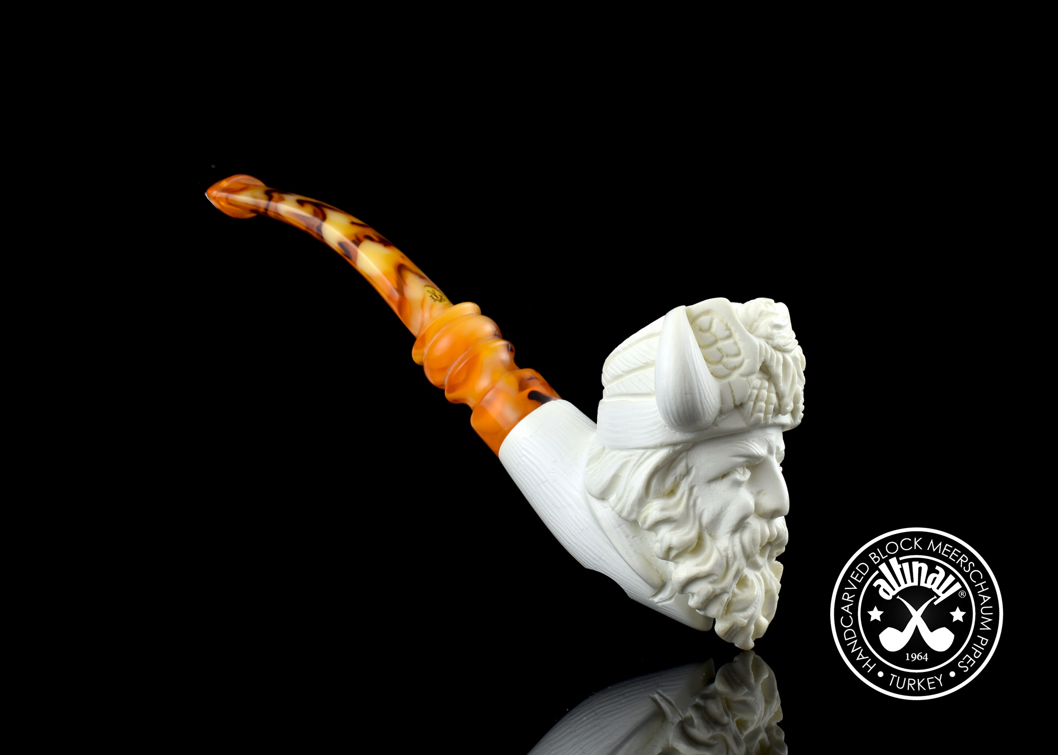 altinay-viking-meerschaumpfeife-figural-geschnitzt image 5