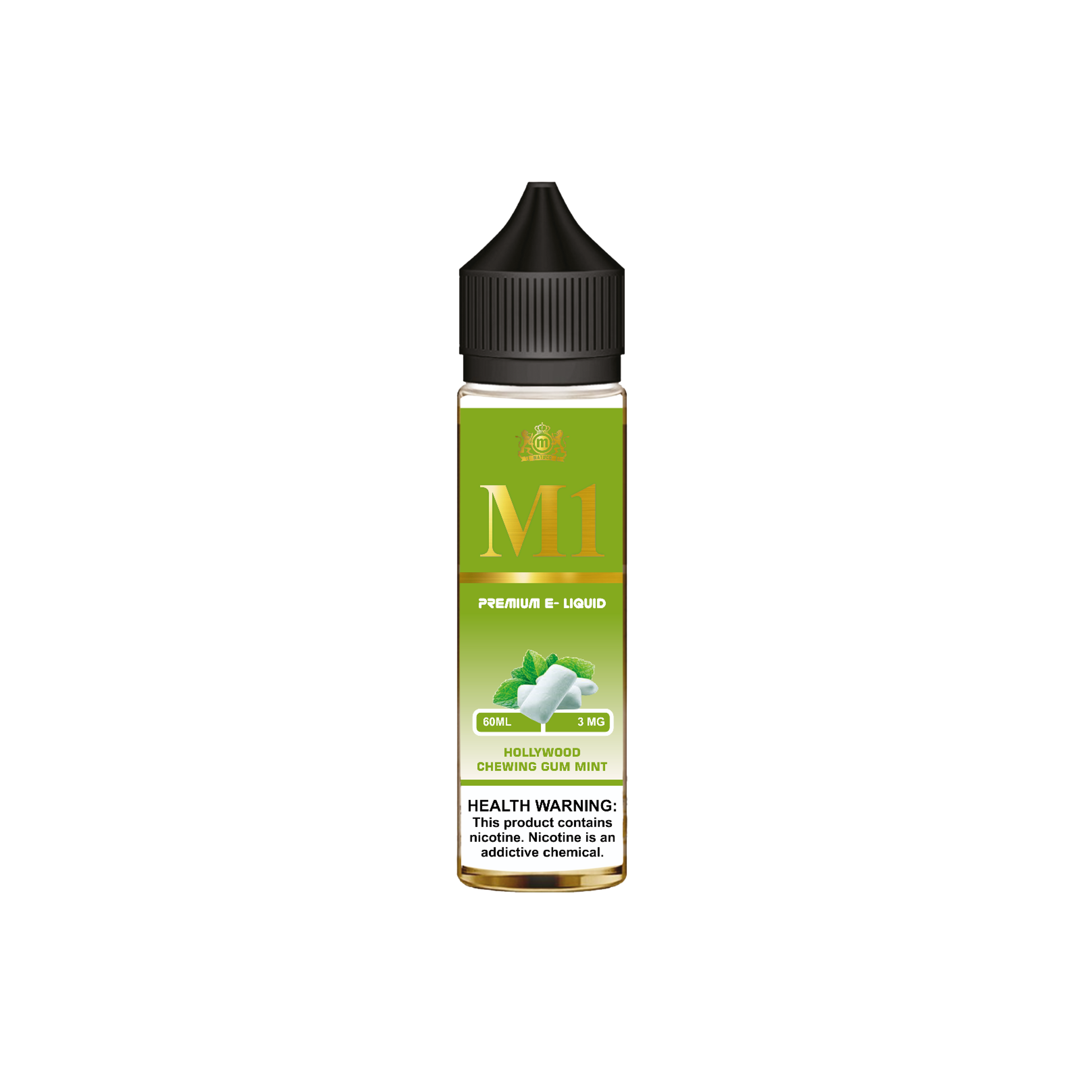m1-premium-hollywood-mint-e-liquid-kaugummi-minze image 1