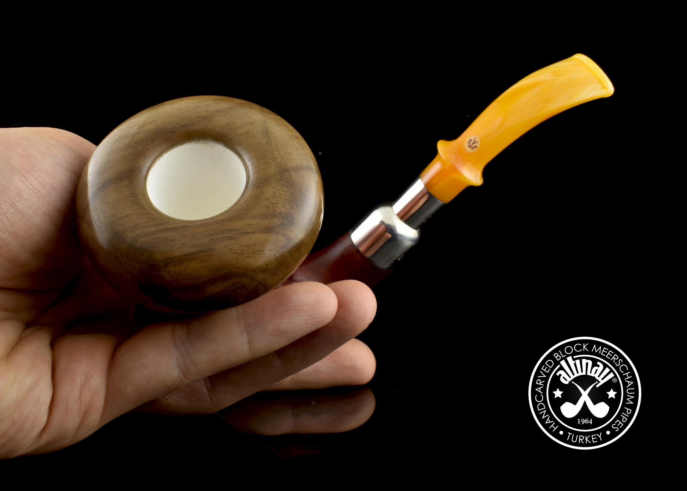 altinay-okoume-calabash-m-meerschaumpfeife-nussbaum image 3