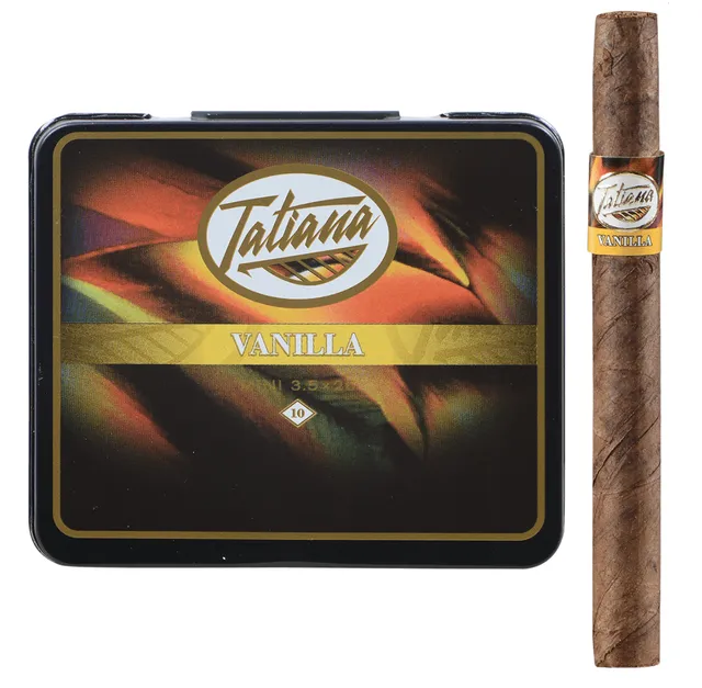 tatiana-mini-vanilla-zigarren-10er-dose-mild-vanille image 1