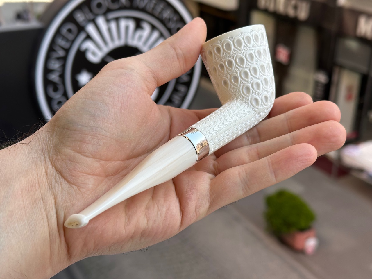 altinay-classic-dublin-meerschaumpfeife-silberband-glatt image 2