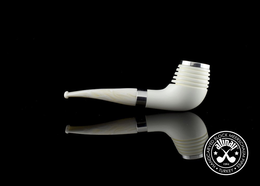 altinay-classic-top-silver-meerschaumpfeife-silberband image 1