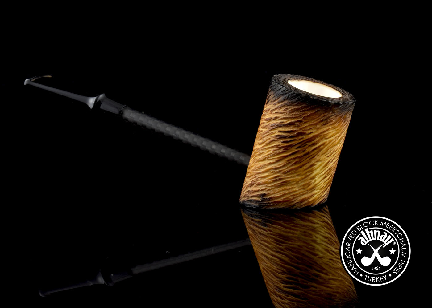 altinay-carbon-fiber-poker-pfeife-meerschaum-standpfeife image 1