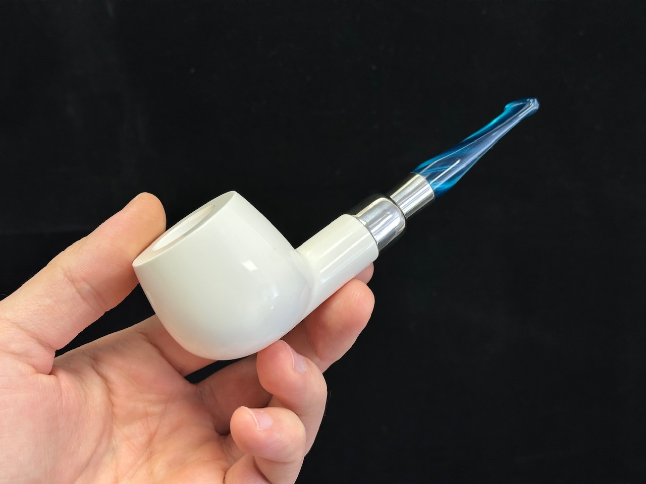 altinay-spigot-apple-meerschaumpfeife-silberring-2 image 1
