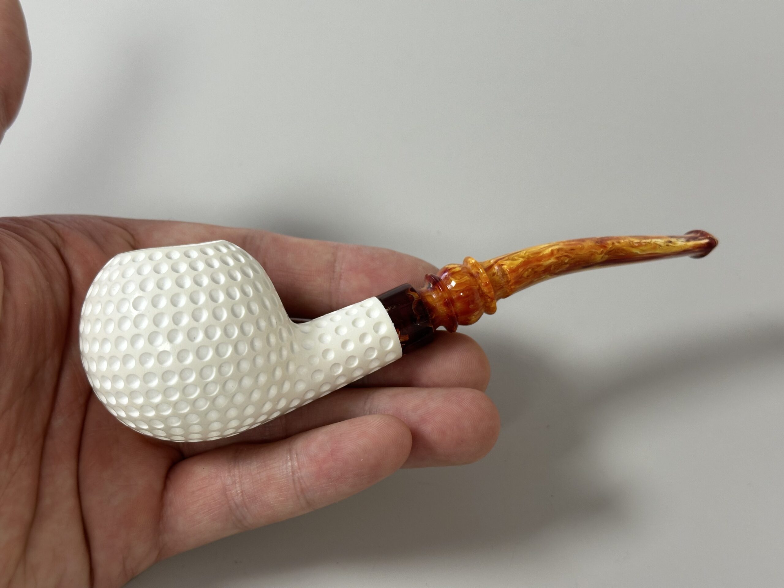 altinay-golf-ball-meerschaumpfeife-angeraut-natur-1-st-ck image 1