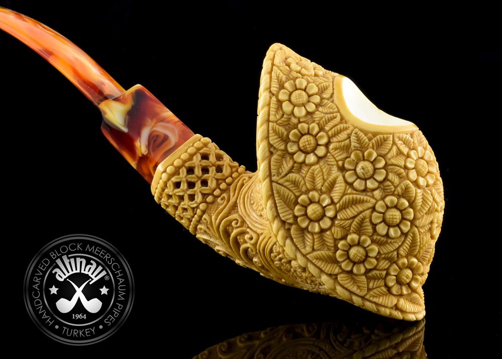 altinay-classic-floral-meerschaumpfeife-geschnitzt-blumen-2 image 5