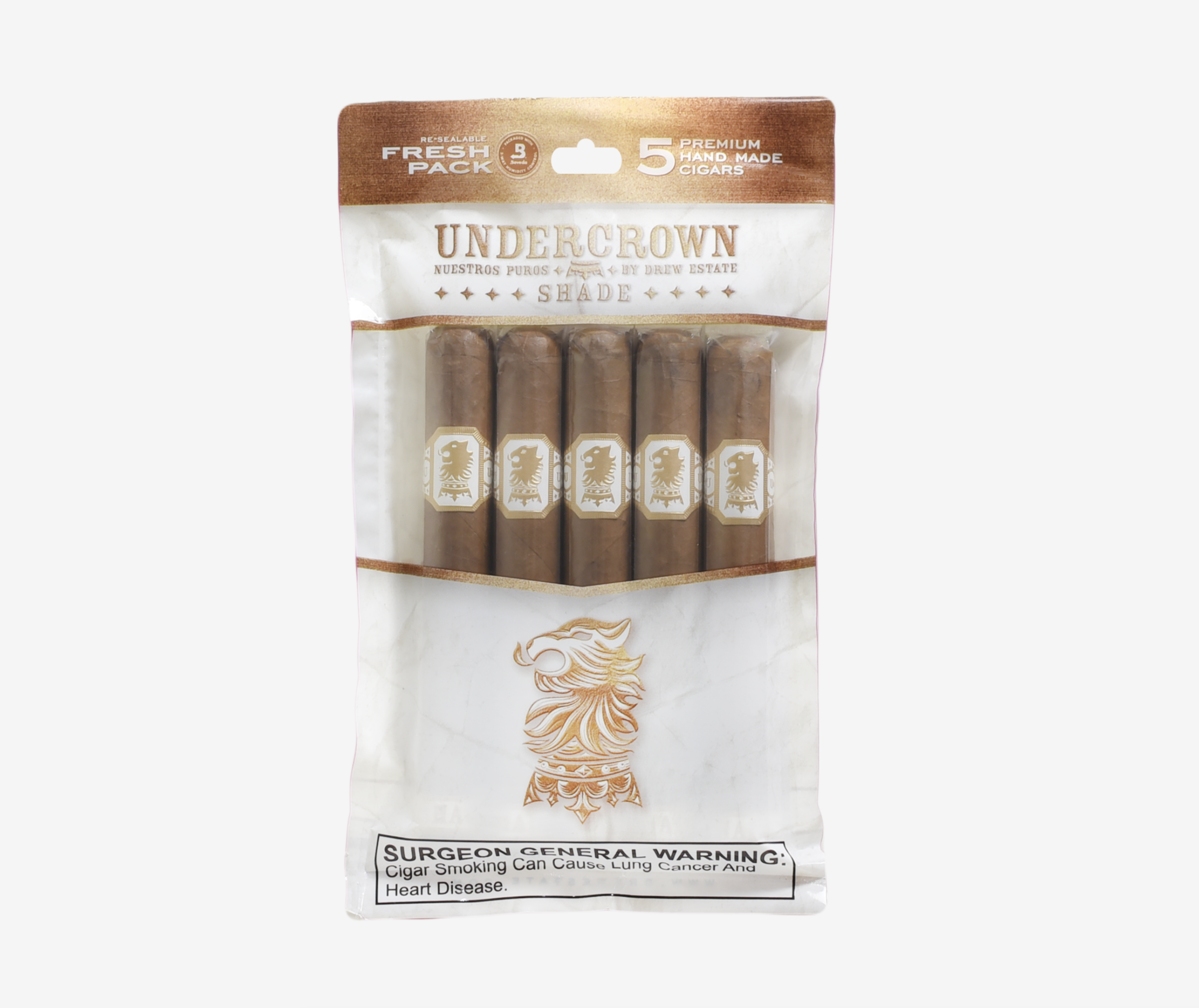 drew-estate-undercrown-shade-gran-toro-zigarren-5er-pack-connecticut image 1