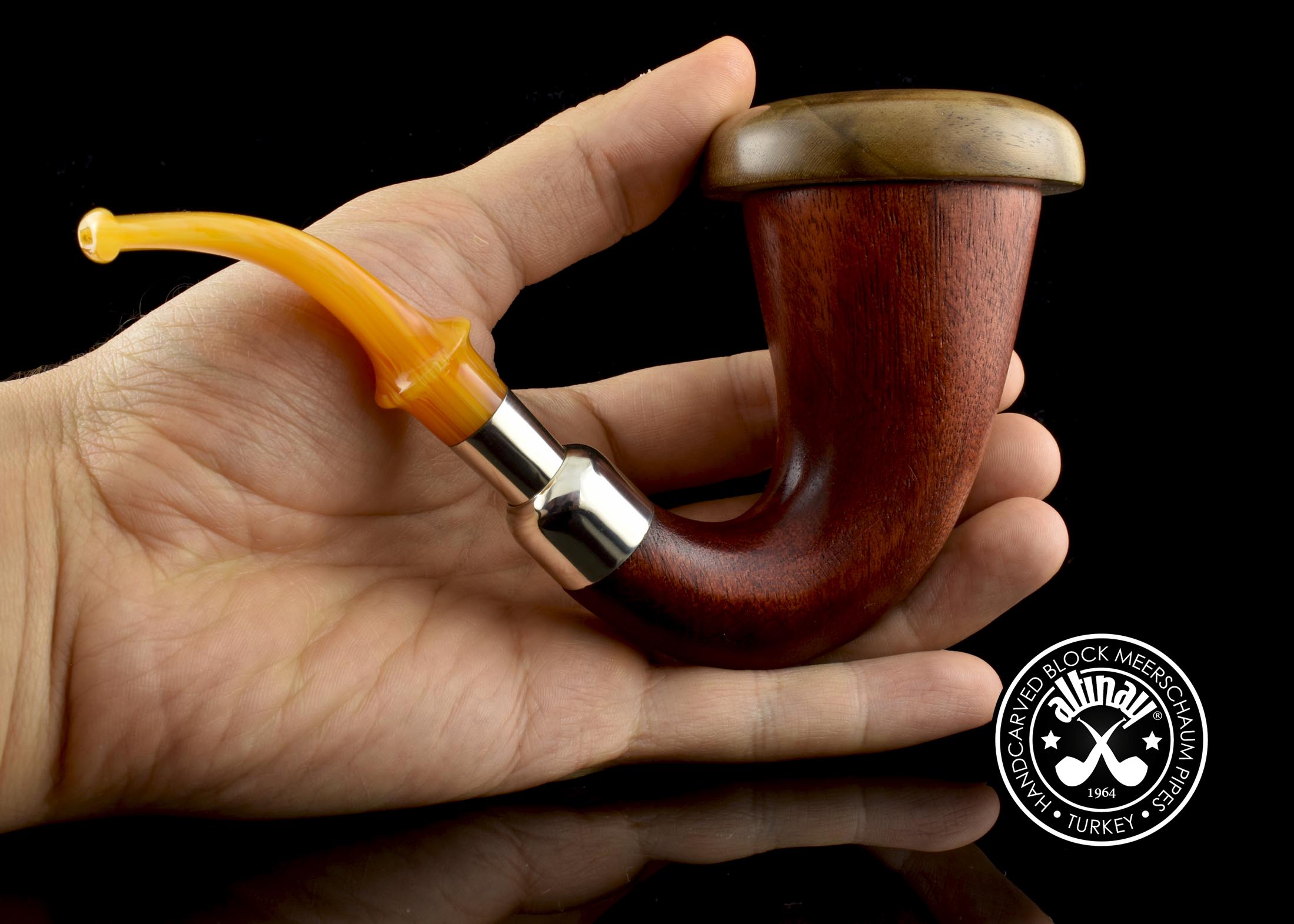 altinay-okoume-calabash-m-meerschaumpfeife-nussbaum image 6