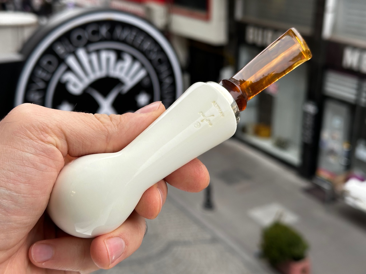 altinay-reverse-calabash-army-meerschaumpfeife-silber image 7