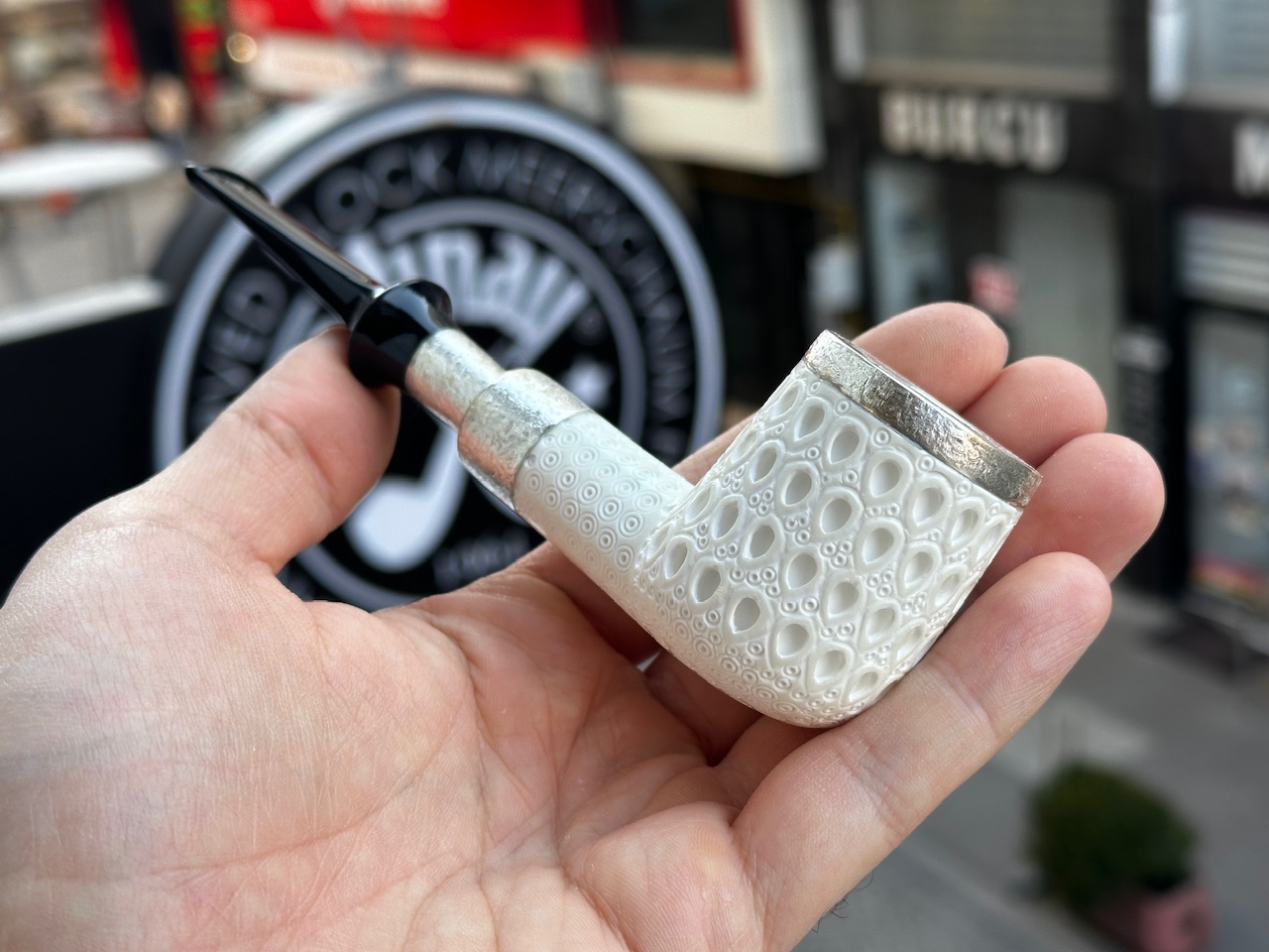 altinay-spigot-army-top-silver-billiard-meerschaumpfeife image 5