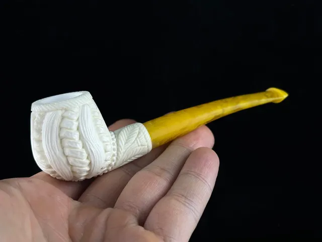 altinay-classic-apple-meerschaumpfeife-glatt-natur-2 image 1