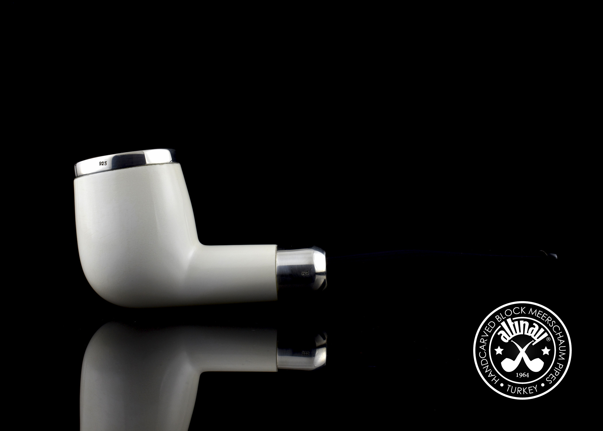 altinay-billiard-army-meerschaumpfeife-silber image 7